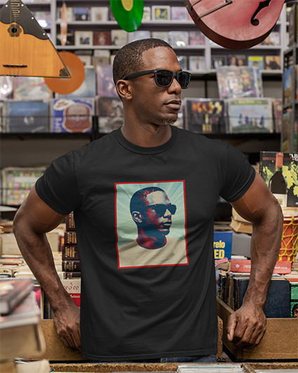 t-shirt-mockup-featuring-a-man-with-sunglasses-at-a-vintage-records-store-30452